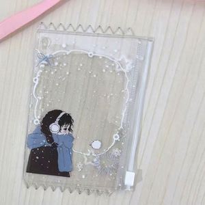 Transparent New Kpop Idol Custom Design PVC Plastic Photo Card Holder with Keychain Album Photo Card Holder With Prrotect Film - Product Image 4