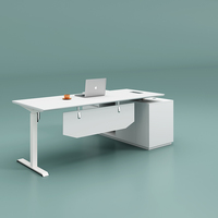 Vente en gros de tiroir de bureau d'ordinateur moderne pour direction bureau contemporain de luxe bureau debout