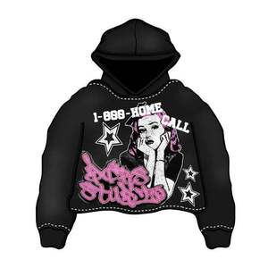 2024 personnalisé hommes pull à capuche grande taille fermeture éclair surdimensionné lourd sweat 3D brodé Logo gros sweats à capuche imprimés - Product Image 3