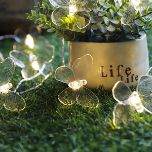 Mariposa Led Cadena de <span class=keywords><strong>luces</strong></span> Hada Baterí<span class=keywords><strong>a</strong></span> Usb Boda Al Aire Libre Habitación de Navidad Guirnalda Decoración Taizhou Luz de Navidad - Product Image 3
