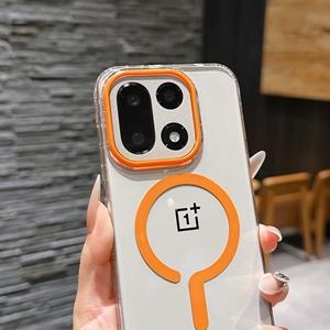 เคสโทรศัพท์มือถือ OnePlus 15 แบบใส ป้องกันแรงกระแทก ป้องกันรอยนิ้วมือ พร้อมระบบชาร์จไร้สายแบบแม่เหล็ก และป้องกันเลนส์กล้อง - Product Image 1
