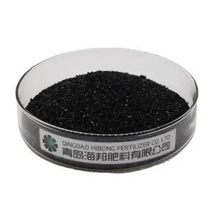 Best Seller Organic Potassium Humate Fertilizer Shiny Humic Acid Flakes 100% Water Soluble for Agricultural Use