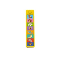 Module sonore en plastique à 8 boutons à barre droite, accessoire audio pour livre sonore, boîte à son de type poussoir, personnalisable, pour usage transfrontalier