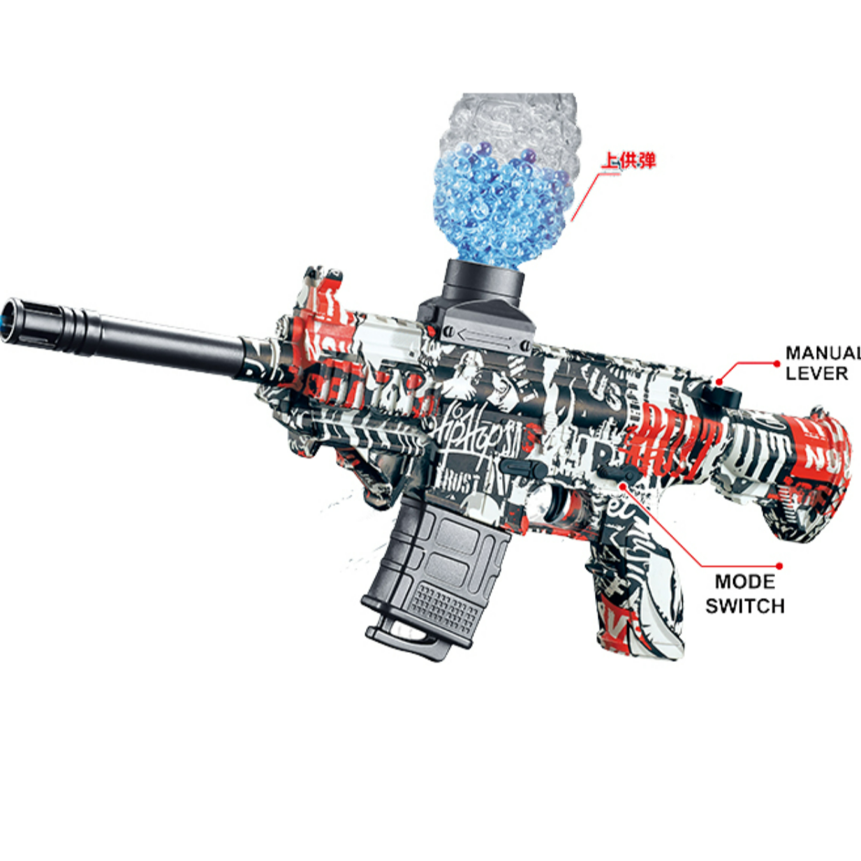 DIY airsoft брызги восклицательный знак пистолетного де болы гель лак для de agua, игрушка для electrico на открытом воздухе удивительно восклицательный знак pistolas de бола де гель для душа (agu