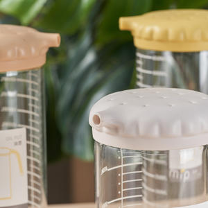 Botella de Vidrio Color Macaron para Aceite con Tapa, Forma Cilíndrica, 650 ml, Uso en Cocina, Diseño Hermético a Prueba de Fugas - Product Image 4