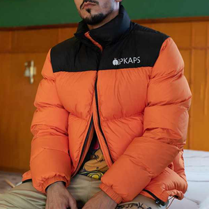 Wholesale Custom Logo Winter Streetwear Keep Warm Oversize Duck <strong>Bubble</strong> Down Puffer Jacket <strong>Coat</strong> Men - Product Image 2