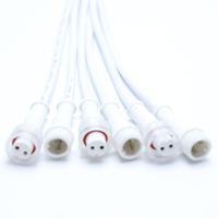 Câble d'extension d'alimentation étanche M10 fileté pour bande lumineuse, 150 mm, 10 A, multipin mâle-femelle, prise aviation IP67 pour drones