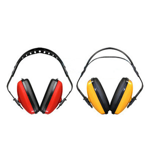 Protège-oreilles Taihu Th801 rouge et jaune avec bandeau, réduction du bruit, protection auditive pour le tir et les études - Product Image 1