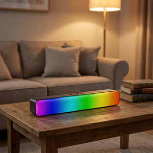 Altavoz Inalámbrico BT 5.3 Rectangular y Elegante <span class=keywords><strong>con</strong></span> Luz RGB, Tipo-C, Portátil, Sonido Estéreo para Exteriores, Venta al Por Mayor - Product Image 3