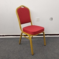Chaise de banquet Napoléon pour usage intérieur et extérieur, jardin, haute qualité, noire, rembourrée, pour église, fête, salon, entrée, parc