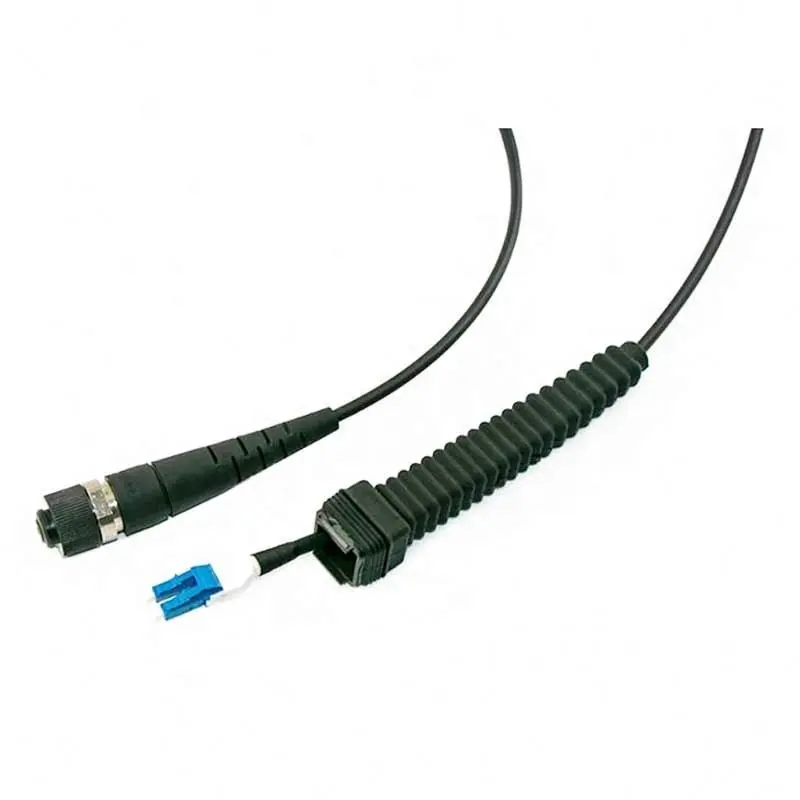 Cabo conector PDLC-DLC mm ip67, conector ao ar livre e à prova d'água, 7.0mm nsn boot cpri, cabo duplo lc, fibra rru