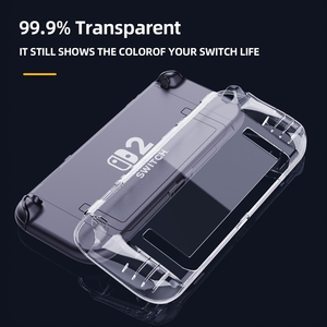 <span class=keywords><strong>Funda</strong></span> Protectora <span class=keywords><strong>Transparente</strong></span> de TPU con Agarre para <span class=keywords><strong>Nintendo</strong></span> <span class=keywords><strong>Switch</strong></span> 2, con Comunicación por Cable - Product Image 3