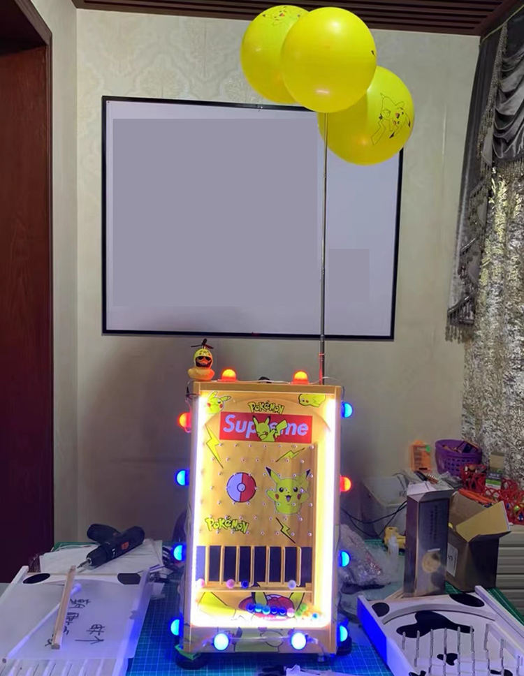 red,Pikachu new model with complete set of poles