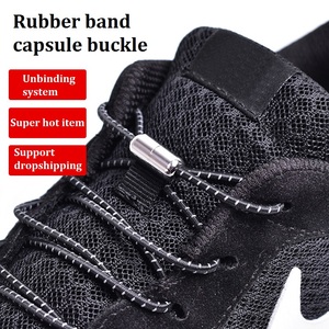 <span class=keywords><strong>2025</strong></span> mới giản dị Fastener đàn hồi vòng dây giày phổ biến tùy chỉnh Polyester phẳng không-tie dây giày - Product Image 1