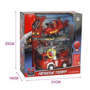 Equipo de rescate de <span class=keywords><strong>bomberos</strong></span>, <span class=keywords><strong>juguete</strong></span> con motor de fuego, torre de reloj con luz y sonido, superventas de <span class=keywords><strong>Amazon</strong></span> - Product Image 1