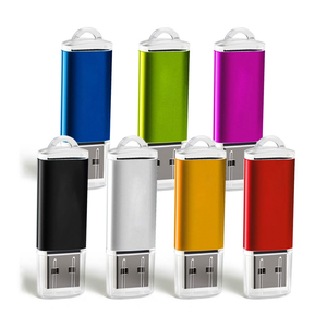 Custom Logo Keychain USB Flash Drive with Free Laser Memory Stick Promotional Business Gift in Various Colors