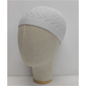 Gorro Kufi de oración musulmana de algodón ligero tejido Kopiah tamaño libre estampado personalizado amigable - Product Image 6
