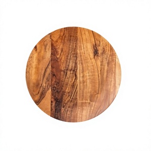 จานรองอาหารไม้คุณภาพพิเศษ รูปทรงกลม ขนาดสั่งทำได้ ราคาถูกที่สุด - Product Image 1
