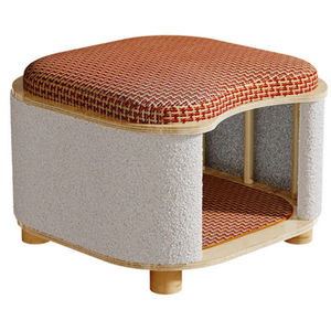 Cama y Taburete Premium de Bambú para Gatos, Asiento Refrescante Natural para Mascotas, para Gatos de Interior - Product Image 3