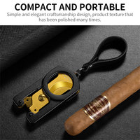 CIGARLOONG Accessoires portables pour fumer des cigares Ciseaux à cigares en acier inoxydable Coupe-tabac manuel