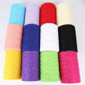 Camino de <span class=keywords><strong>mesa</strong></span> de encaje (15 cm X 25 yardas) Camino de <span class=keywords><strong>mesa</strong></span> duro, Decoración de <span class=keywords><strong>mesa</strong></span> elegante para bodas y bautizos - Product Image 4