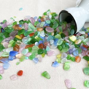 도매 대량 명상 천연 무지개 마노 텀블 돌 혼합 다채로운 크리스탈 자갈 - Product Image 5