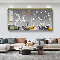 Vente en Gros Usine : Calendrier Mural Moderne et Élégant, Tableau en Cristal Acrylique, Décoration Murale d'Intérieur