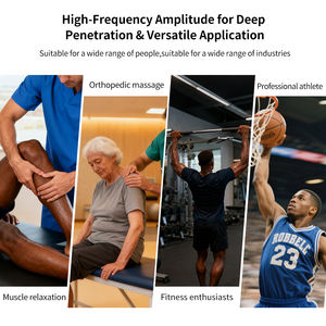 Şarj edilebilir <span class=keywords><strong>DMS</strong></span> derin doku kas stimülatörü cihazı ile fırçasız Motor düşük gürültü titreşim paslanmaz çelik masaj tabancası - Product Image 6