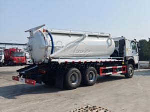Sinotruk Sewage & Sludge <b>Suction</b> Trucks Diesel Manual 4WD/6WD Optional 20m³ vacuum tank - Product Image 4