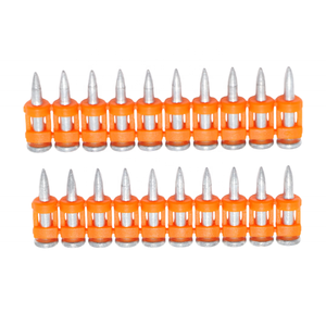Clous en acier pour béton à tige lisse, collés en bande, pour cloueurs pneumatiques Ramset, Toua, Nailtask, <span class=keywords><strong>Spit</strong></span>, Pulsa - Product Image 2