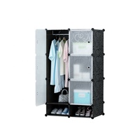 Armoire de Rangement en Plastique DIY Gratuite pour Chambre à Coucher, Idéale pour Télé-achat