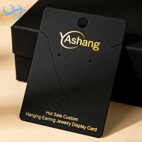 Carte de visite personnalisée en promotion avec logo estampé or, en carton, format sur mesure pour présentation de bijoux