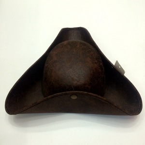 Forniture per feste di carnevale promozionali abito fantasia personalizzato <span class=keywords><strong>cappello</strong></span> da <span class=keywords><strong>pirata</strong></span> adulto capitano in pelle caraibica - Product Image 3