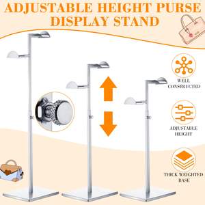 ชั้นวางกระเป๋าถือสแตนเลสสำหรับวางกระเป๋า - Product Image 3