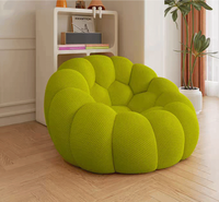 Ensemble de canapé-lit convertible compressible avec housse en tissu, pas d'assemblage requis - Design scandinave, fauteuil de relaxation pour la maison et la chambre