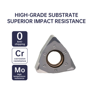 Wnhu0606 chèn cacbua cao cấp | Độ chính xác cao cho hợp kim nhiệt độ cao thêm tuổi thọ công cụ dài | Mẹo có thể lập chỉ mục <span class=keywords><strong>CNC</strong></span> - Product Image 4