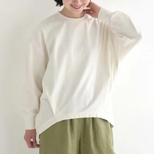 Nouveau T-shirt en coton à manches longues pour femme, style décontracté, col rond, avec ourlet design, pour l'automne - Product Image 5