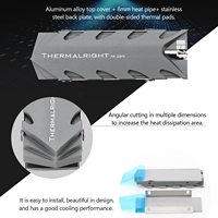 Thermalright M.2 Pro 2280 SSD Heatsink untuk Hard Disk Aluminium Heatsink Cooler Radiator untuk PC Desktop
