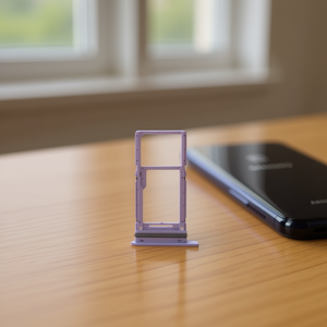 Bandeja para tarjeta Sim Micro SD para Samsung Galaxy A34 5G A346B Lila - Product Image 3