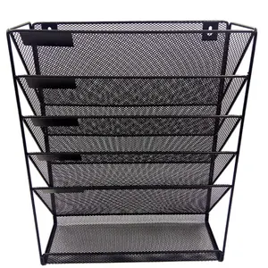 Hot Selling A4 Draad Mesh In Lade Opknoping Muur Bestand Houder Mail Organisator Tijdschrift Opbergrek Opslag Houders & Rekken