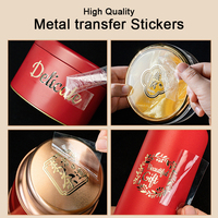 Autocollant métallique 3D personnalisé, impression par transfert adhésif, durable, étiquette UV métallique parfaite pour votre entreprise