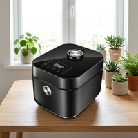 Cuisinière à riz numérique GB-MC180 5L 780W, chauffage électromagnétique IH, contrôle numérique du minuterie, cuve intérieure en plastique et acier inoxydable, cuiseur vapeur