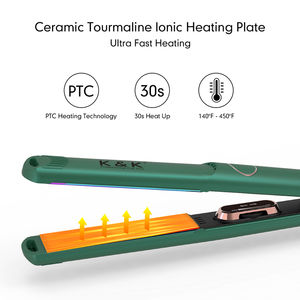 Vente en gros de <span class=keywords><strong>plaque</strong></span> en titane lisseur électrique sec/humide chaleur rapide écran LCD marque privée <span class=keywords><strong>plancha</strong></span> électrique hôtel de ménage - Product Image 3