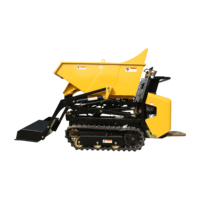 Mini Dumper Track Crawler Self Loading Mini Dumper avec cadre de levage Dumper