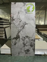 Panneau mural décoratif, panneau en PVC anti-ultraviolet imitation marbre, 1220*2440*3mm, panneau décoratif intérieur anti-UV