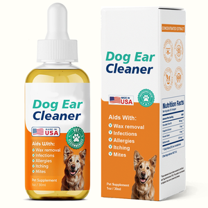 Nettoyant Holistique <span class=keywords><strong>pour</strong></span> Oreilles de <span class=keywords><strong>Chien</strong></span> avec <span class=keywords><strong>Huile</strong></span> <span class=keywords><strong>d</strong></span>'<span class=keywords><strong>Olive</strong></span> Ozonée <span class=keywords><strong>pour</strong></span> un Nettoyage Doux du Canal Auditif et un Soutien au Bien-être – Liquide Professionnel - Product Image 4