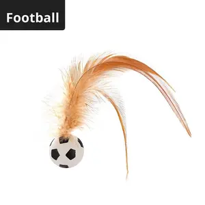 All'ingrosso Palla Interattiva Elastica Piuma Sport Divertente Pet Giocattolo per Gatti <span class=keywords><strong>e</strong></span> Cani Allevia la Noia artefatto in Scatola di Imballaggio - Product Image 6