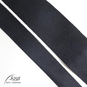 <span class=keywords><strong>Cravate</strong></span> 100% <span class=keywords><strong>Soie</strong></span> <span class=keywords><strong>Grenadine</strong></span> Garza Fina Tissage Luxe 7 Plis Finition Faite à la Main Bleu Marine Foncé pour Occasions Formelles Hommes - Product Image 5