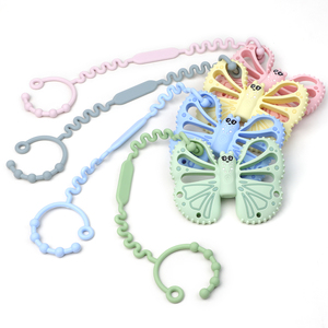 <span class=keywords><strong>Mordedor</strong></span> de Silicona Vibrante con Forma de Mariposa - para Aliviar el Dolor de Dentición del Bebé, Duradero, Fácil de Limpiar, Alivia las Encías en Segundos - Product Image 3