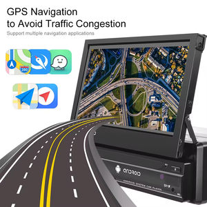 (Stock UE) Radio de Auto Android Podofo 2+64GB 1 Din con Pantalla Retráctil de 7 Pulgadas, Navegación GPS, WiFi, Bluetooth, RDS, DVR - Product Image 2